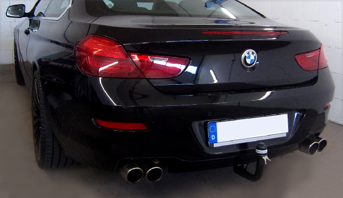 Anhängerkupplung für BMW-6er Coupe F13, nur für Fzg. mit Anhängelastfreigabe, Baureihe 2011-2015 V-abnehmbar