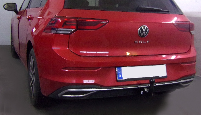 Anhängerkupplung für VW Golf VIII Limousine 2023- Ausf.: V-abnehmbar