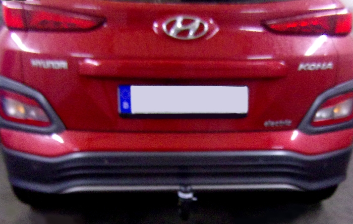 Anhängerkupplung für Hyundai Kona Elektro, nur für Heckträgerbetrieb 2018-2023 Ausf.: V-abnehmbar