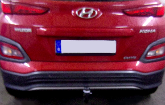 Anhängerkupplung für Hyundai Kona Elektro ohne E-Satz Vorbereitung, nur für Heckträgerbetrieb 2018-2023 Ausf.: V-abnehmbar