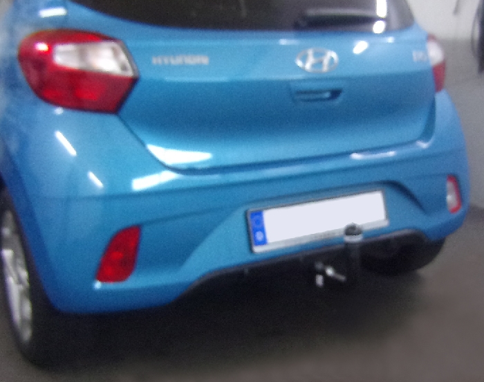 Anhängerkupplung für Hyundai I10 Fließheck AC3, AI3, nur Fzg. mit Anhängelastfreigabe 2020-2023 Ausf.: V-abnehmbar