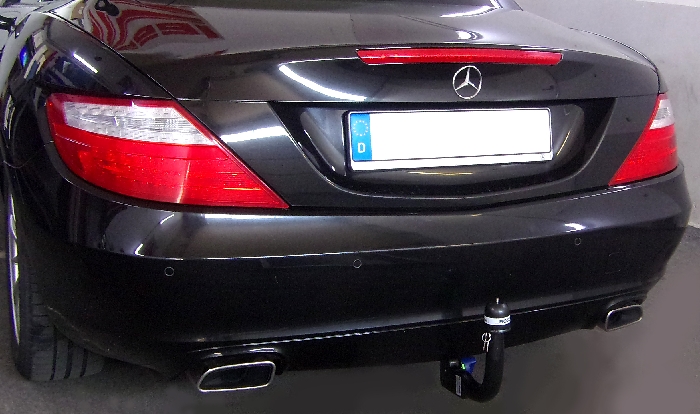 Anhängerkupplung für Mercedes SLK R172, nur für Heckträgerbetrieb, Montage nur bei uns im Haus 2011- Ausf.: V-abnehmbar