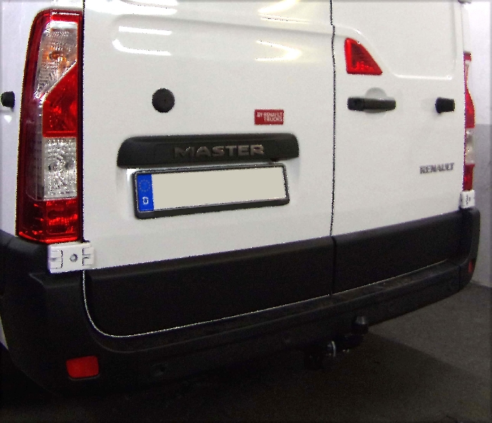 Anhängerkupplung für Renault Master Kastenwagen Frontantrieb ohne Trittbrett, Fzg. ohne Elektrosatz Vorbereitung 2014-2024 Ausf.: starr