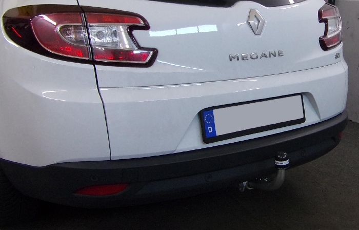 Anhängerkupplung für Renault-Megane Kombi, Baureihe 2012-2016 abnehmbar