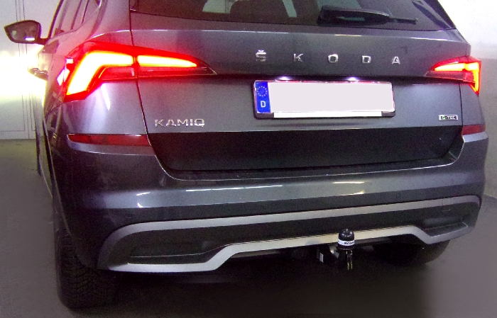 Anhängerkupplung für Skoda Kamiq spez. G-Tec, nur für Heckträgerbetrieb 2019-2023 Ausf.: V-abnehmbar