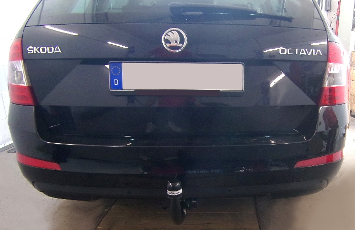 Anhängerkupplung für Skoda Octavia 5E Kombi, nicht 4x4, incl RS 2013-2016 Ausf.: V-abnehmbar