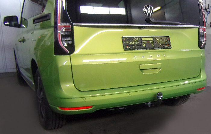 Anhängerkupplung für VW Caddy V, Kasten/ Bus/ Kombi, mit Elektrosatzvorbereitung 2020-2023 Ausf.: abnehmbar