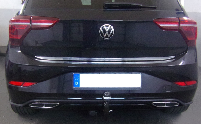 Anhängerkupplung für VW Polo (AW) Schrägheck, speziell R line 2021-2023 Ausf.: V-abnehmbar
