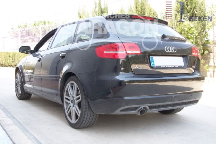 Anhängerkupplung für Audi A3 5-Türer Sportback incl. Quattro 2008-2013 Ausf.: V-abnehmbar