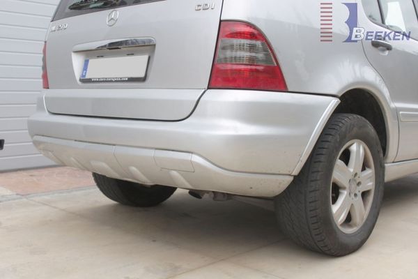 Anhängerkupplung für Mercedes M-Klasse W163, f. Fzg. mit Reserverad am Boden 2003-2005 Ausf.: V-abnehmbar