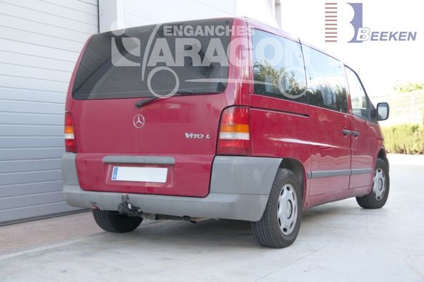 Anhängerkupplung für Mercedes Vito W638, nicht. Kfz mit Parktronic 1996-2003 Ausf.: starr