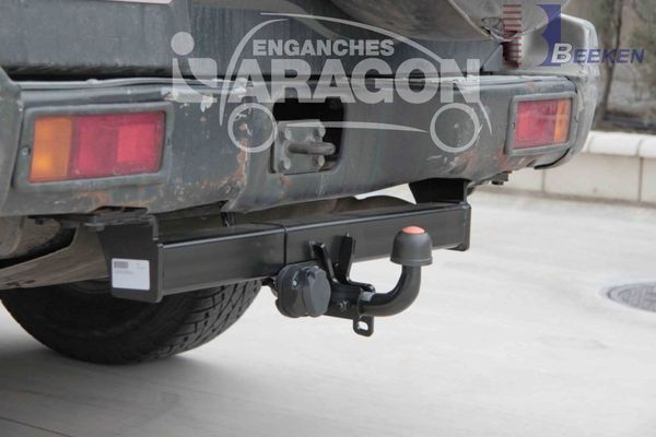 Anhängerkupplung für Mitsubishi Pajero V20, V40, kurzer u. langer Radstand 1994-2000 Ausf.: starr