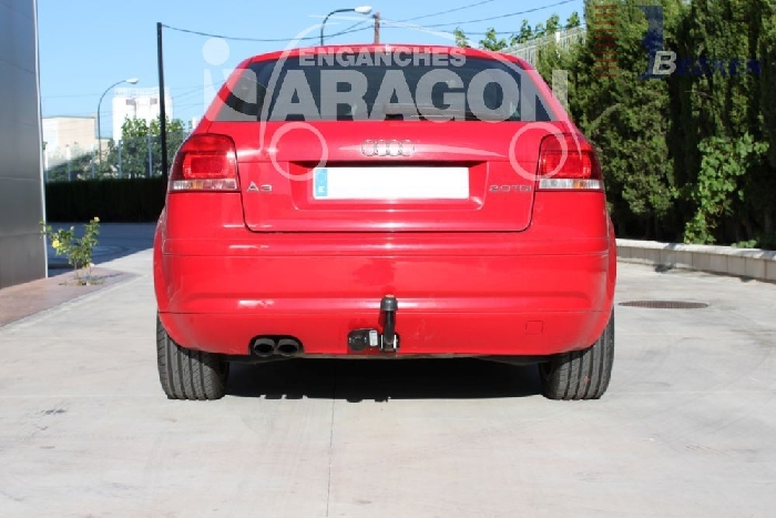 Anhängerkupplung für Audi A3 3-Türer, nicht Quattro + S3 2008-2011 Ausf.: V-abnehmbar 45 Grad