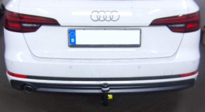Anhängerkupplung für Audi A4 Avant nicht Quattro, nicht RS4 und S4, speziell S-Line 2015-2024 Ausf.: V-abnehmbar