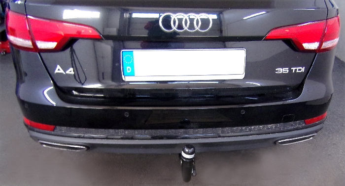Anhängerkupplung für Audi A4 Avant nicht Quattro, nicht RS4 und S4 2024- Ausf.: V-abnehmbar