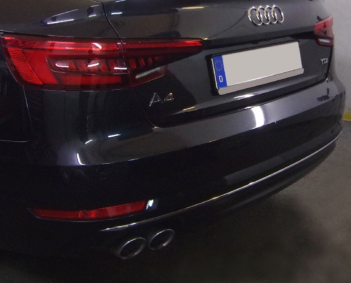 Anhängerkupplung für Audi A4 Limousine nicht Quattro, nicht RS4 und S4 2015-2024 Ausf.: V-abnehmbar