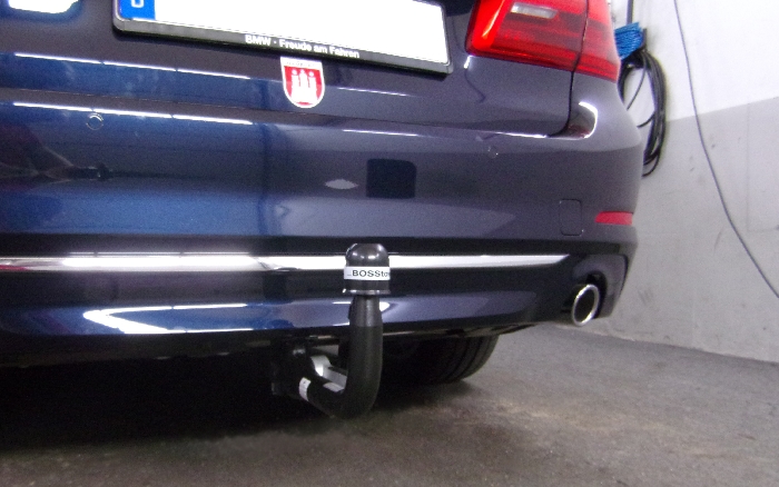 Anhängerkupplung für BMW-5er Limousine G30, speziell 530e, nur für Heckträgerbetrieb, Baureihe 2017-2019 V-abnehmbar