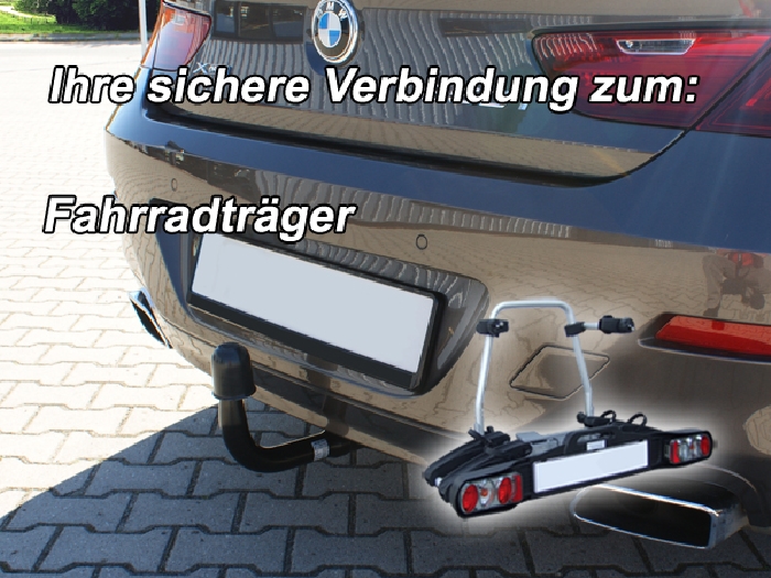 Anhängerkupplung für BMW 6er Gran Coupe F06, nur für Fzg. mit Anhängelastfreigabe 2012-2015 Ausf.: V-abnehmbar