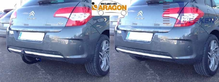 Anhängerkupplung für Citroen C4 5 türig 2010-2020 Ausf.: V-abnehmbar
