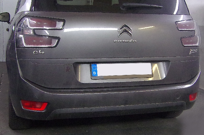 Anhängerkupplung für Citroen C4 Picasso u. Gran Picasso 2013-2018 Ausf.: V-abnehmbar 45 Grad