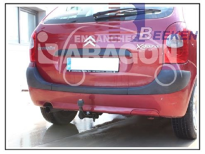 Anhängerkupplung für Citroen Xsara Picasso 1999-2004 Ausf.: starr