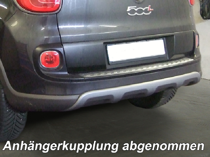 Anhängerkupplung für Fiat 500 L Living 2012-2017 Ausf.: V-abnehmbar