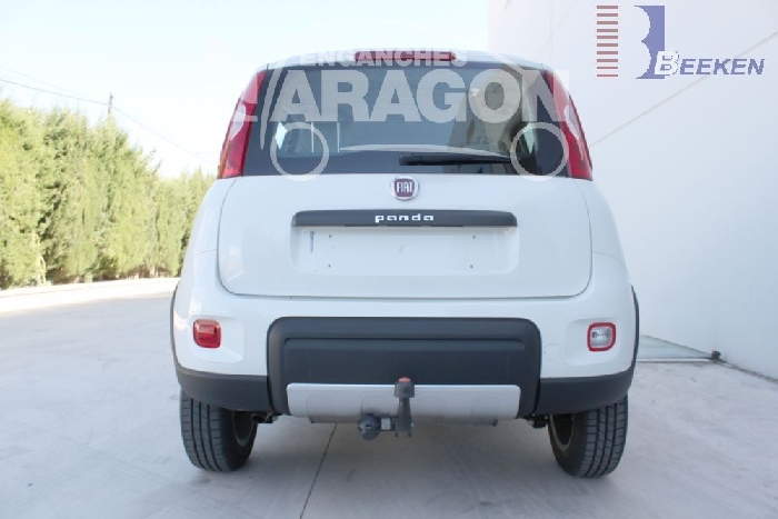 Anhängerkupplung für Fiat Panda inkl. 4X4, Pop, Rock, nicht CNG 2012- Ausf.: starr