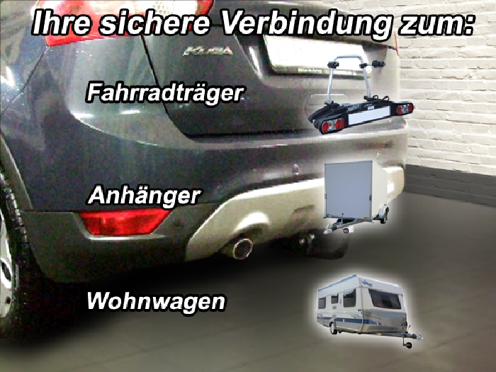 Anhängerkupplung für Ford Kuga 2008-2012 Ausf.: V-abnehmbar
