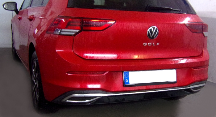 Anhängerkupplung für VW Golf VIII Limousine 2023- Ausf.: V-abnehmbar