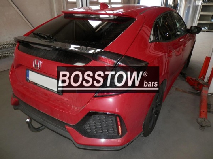 Anhängerkupplung für Honda Civic 5-türig, Fließh. 2017-2020 Ausf.: starr