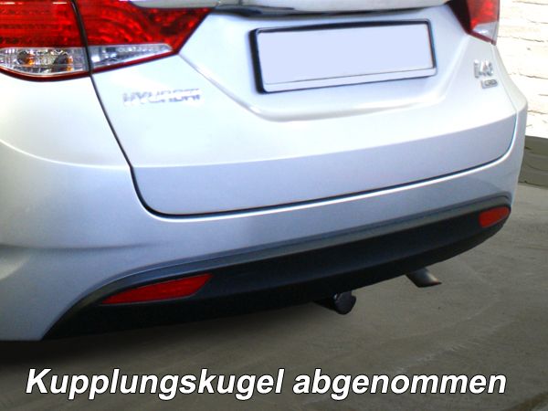 Anhängerkupplung für Hyundai-I40 Kombi, Baureihe 2011- abnehmbar