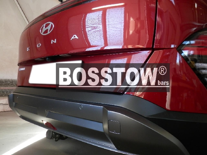 Anhängerkupplung für Hyundai Kona Fzg. mit E-satz Vorbereitung, nicht AdBlue, nicht Hybrid 2023- Ausf.: abnehmbar