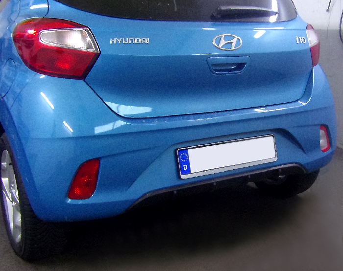 Anhängerkupplung für Hyundai I10 Fließheck AC3, AI3, nur Fzg. mit Anhängelastfreigabe 2020-2023 Ausf.: V-abnehmbar