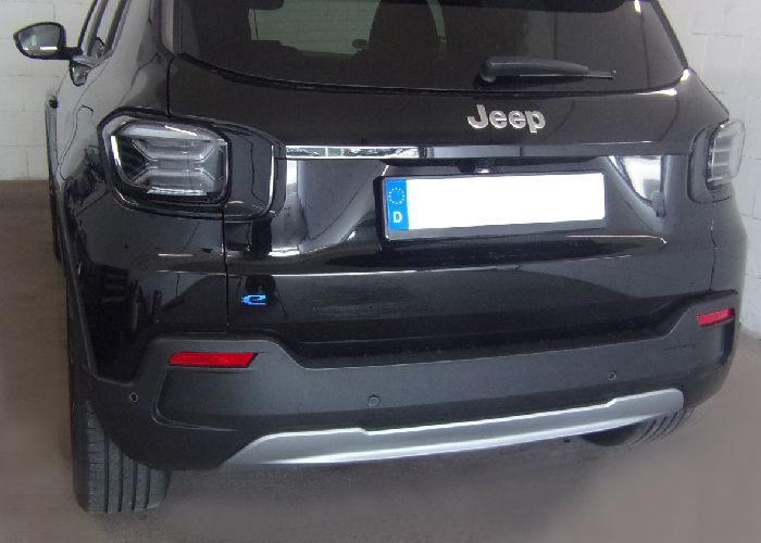 Anhängerkupplung für Jeep-Avenger Elektro (inkl. Longitude, inkl. Altitude), nur für Heckträgerbetrieb, Montage nur bei uns im Haus, Baureihe 2023- V-abnehmbar