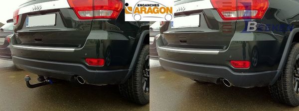 Anhängerkupplung für Jeep Grand Cherokee WK Summit 2013- Ausf.: V-abnehmbar