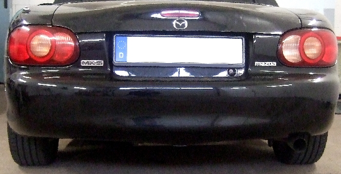 Anhängerkupplung für Mazda-MX 5, NB nur für Heckträgerbetrieb, Montage nur bei uns im Haus, Baureihe 1997-2005 V-abnehmbar