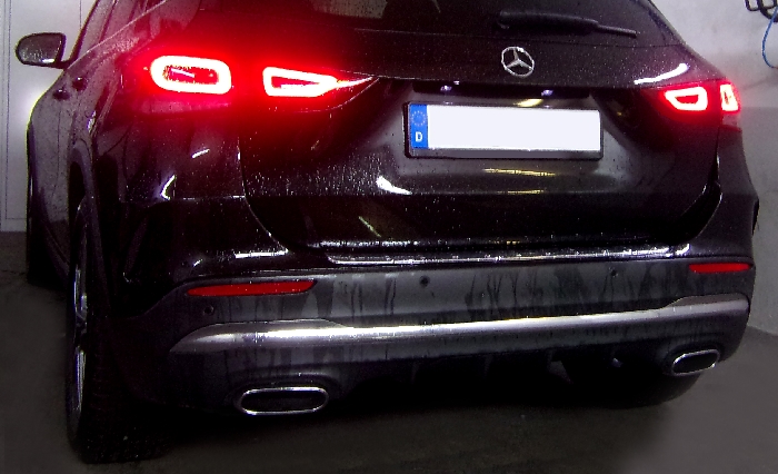 Anhängerkupplung für Mercedes GLA H247, mit Elektrosatzvorbereitung 2020- Ausf.: V-abnehmbar