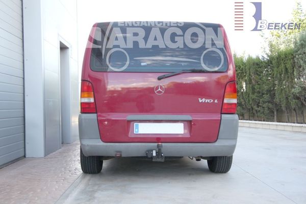 Anhängerkupplung für Mercedes Vito W638, nicht. Kfz mit Parktronic 1996-2003 Ausf.: starr