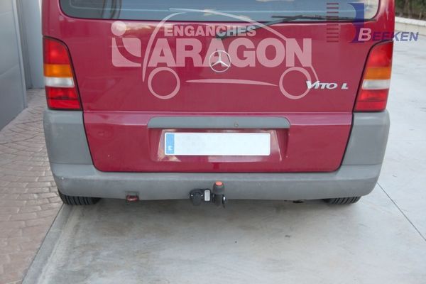 Anhängerkupplung für Mercedes Vito W638, nicht. Kfz mit Parktronic 1996-2003 Ausf.: starr