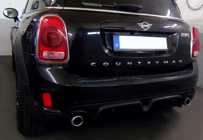 Anhängerkupplung für MINI Countryman F60 Countryman, spez. JCW John Cooper Works ALL4, Fzg. mit Anhängelastfreigabe 2017- Ausf.: V-abnehmbar