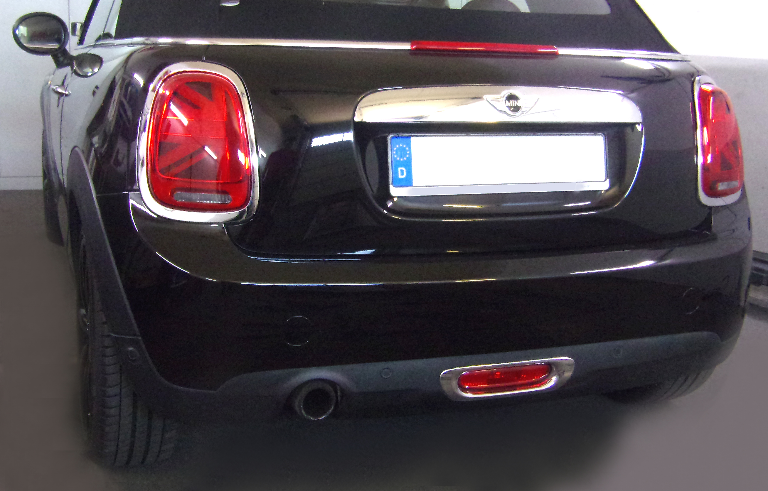 Anhängerkupplung für MINI One, One D, Cooper F57 Cabrio, nicht S, spez. Fzg. o. Anhängelastfreigabe, nur für Heckträgerbetrieb 2016-2020 Ausf.: V-abnehmbar