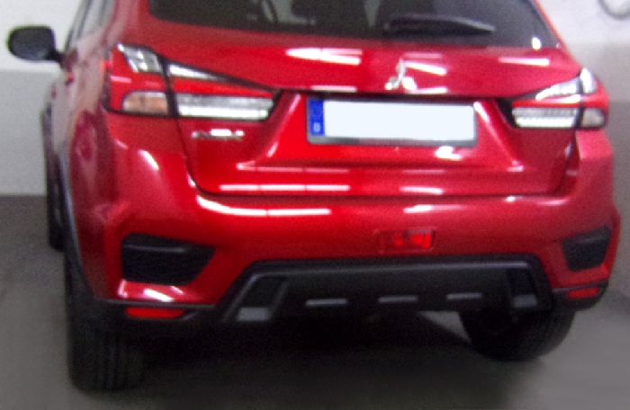 Anhängerkupplung für Mitsubishi ASX 2019-2023 Ausf.: V-abnehmbar 45 Grad