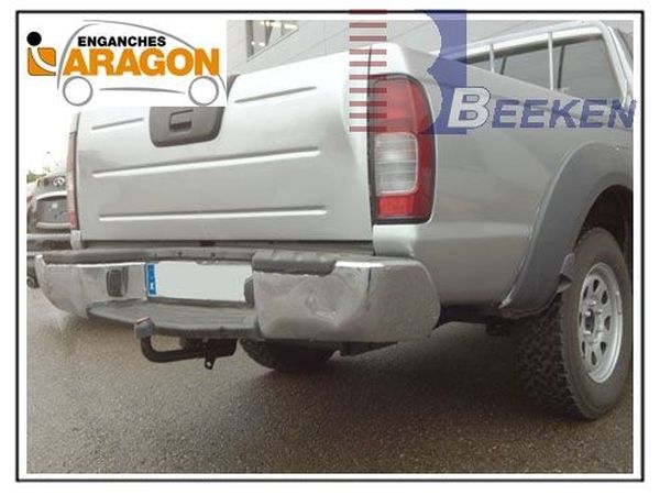 Anhängerkupplung für Nissan-Navara King Cab, Single Cab, 2WD D22, Fzg. mit Trittstoßstange, Baureihe 2002-2008 starr