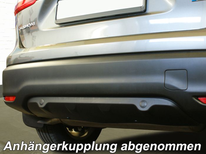 Anhängerkupplung für Nissan-Qashqai 3-5 türig, auch +2, Baureihe 2007-2014 V-abnehmbar