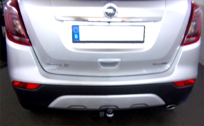 Anhängerkupplung für Opel Mokka X nicht für Fzg. mit Fahrradträgersystem Flex-Fix, ohne Elektrosatzvorb. 2016-2020 Ausf.: starr