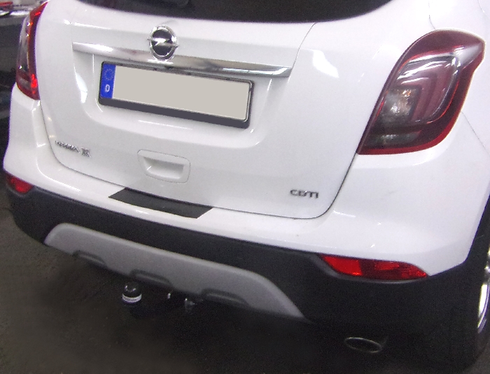 Anhängerkupplung für Opel Mokka X nicht für Fzg. mit Fahrradträgersystem Flex-Fix, mit Elektrosatzvorb. 2016-2020 Ausf.: starr