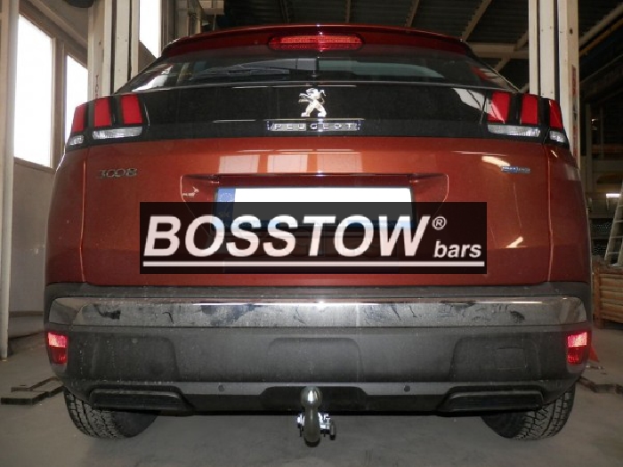 Anhängerkupplung für Peugeot 3008 spez. GT-Line, mit Esatz Vorbereitung 2016-2023 Ausf.: abnehmbar