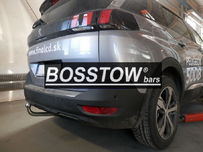 Anhängerkupplung für Peugeot 5008 nicht Fzg. mit E- Satz Vorbereitung, f. Fzg. ohne Reserverad am Boden 2017-2024 Ausf.: starr