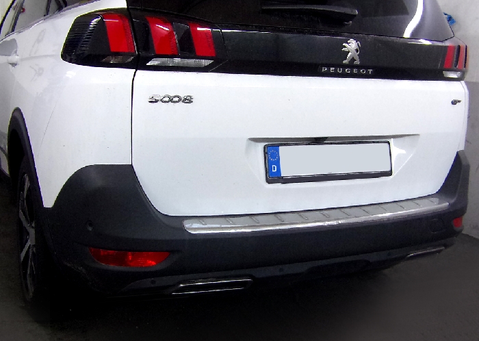 Anhängerkupplung für Peugeot 5008 nicht Fzg. mit E- Satz Vorbereitung, f. Fzg. mit Reserverad am Boden 2017-2024 Ausf.: V-abnehmbar