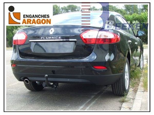 Anhängerkupplung für Renault Fluence 4-türig 2010- Ausf.: starr